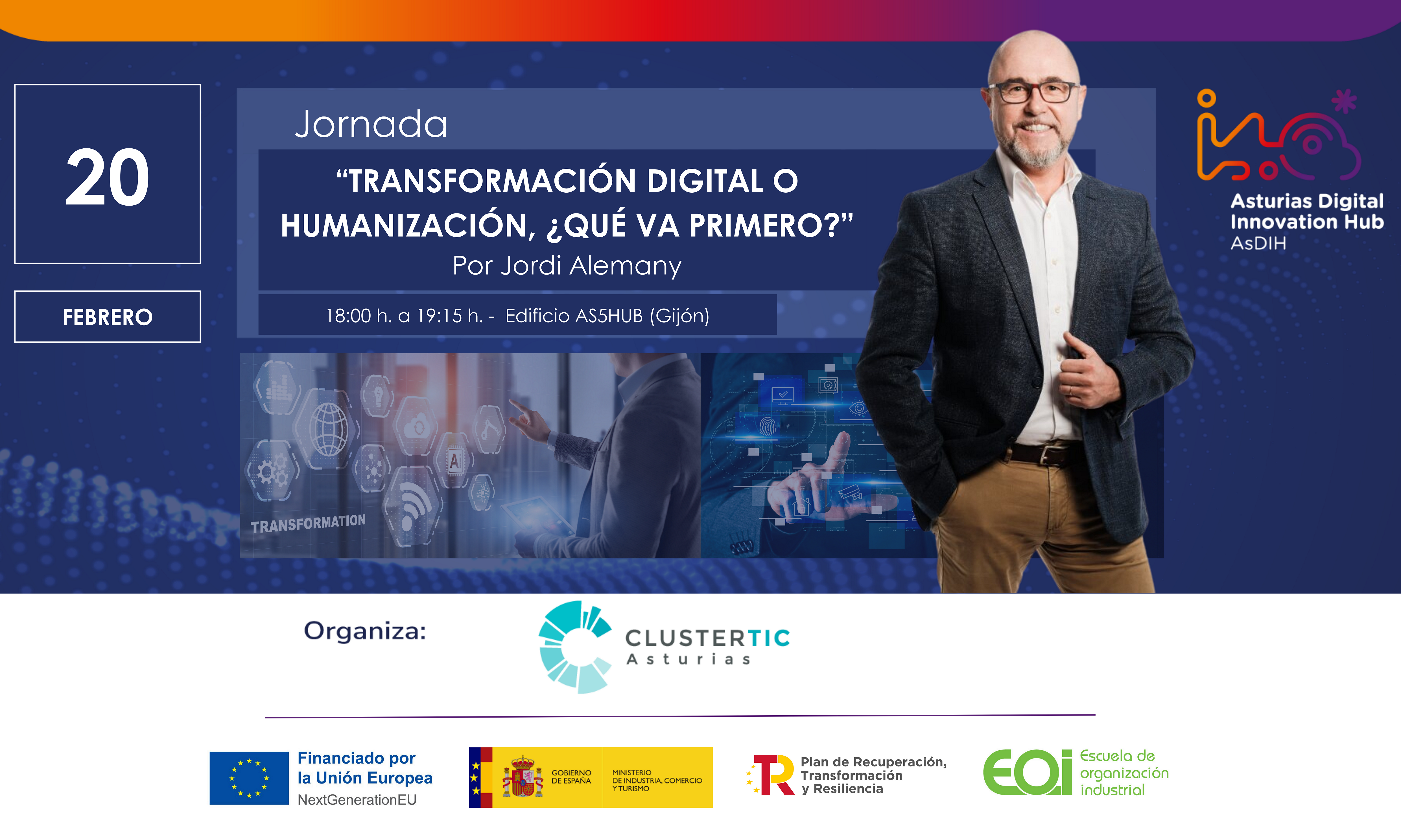 "Transformación digital o humanización, ¿qué va primero?" con Jordi Alemany
