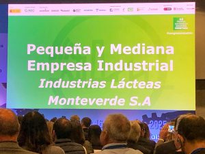 Industrias Lácteas Monteverde Premio Nacional Industria Conectada 4.0 a la pyme industrial